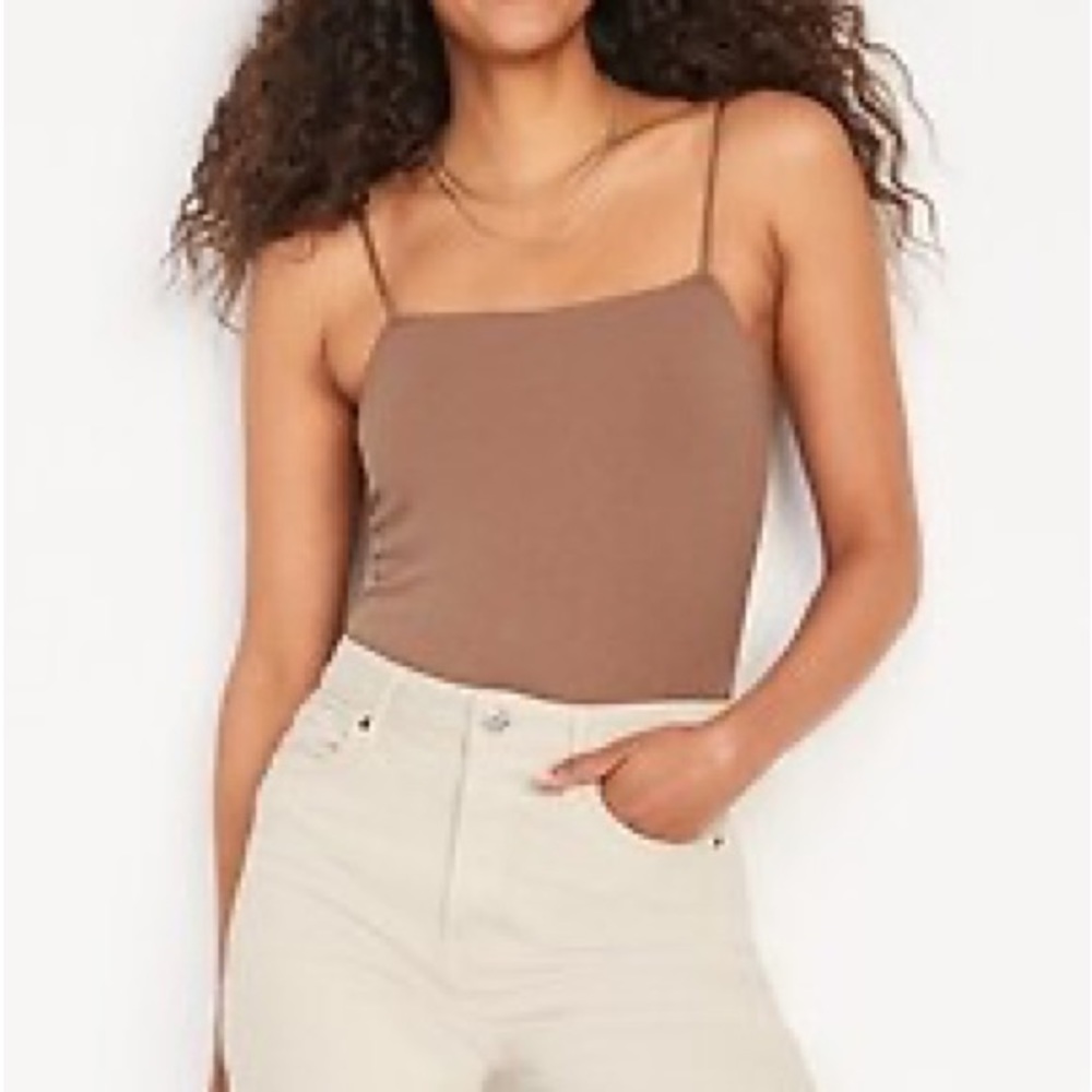 🆕 Old Navy Fitted Cami Rib-Knit Bodysuit (NWT)